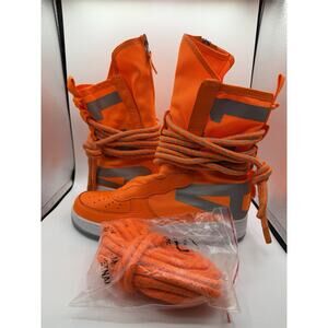 Nike Sf Air Force 1 High Total Orange 2017 - AA1128-800 Size 12 - NO BOX - Read